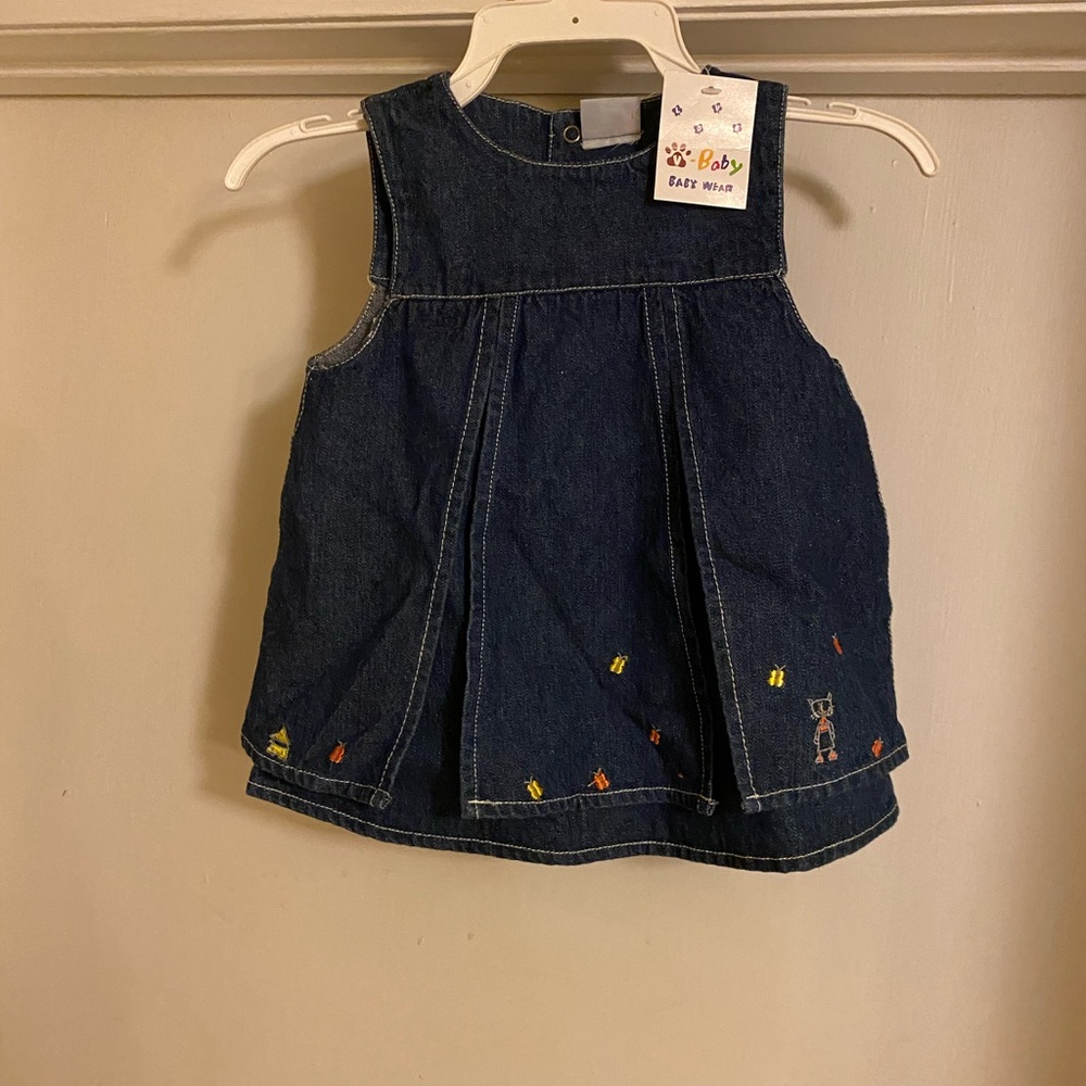 Toddler Girls Jeans Dress